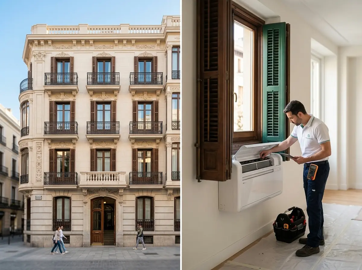 Aire Acondicionado Sin Unidad Exterior para Comunidades en Madrid